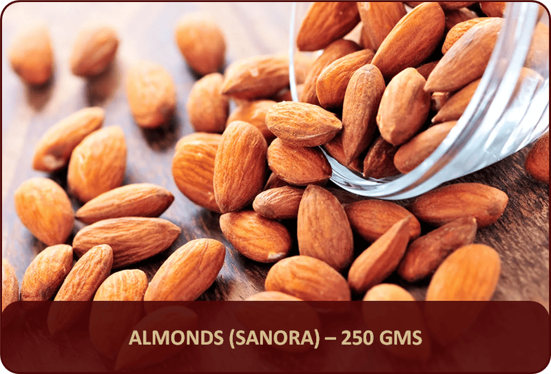 Almonds (Sanora) - 250 Gms