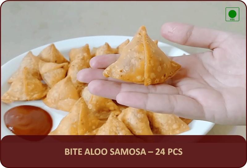 SM - Bite Samosa Aloo - 24 Pcs
