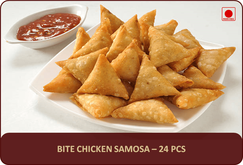 SM - Bite Samosa Chicken - 24 Pcs