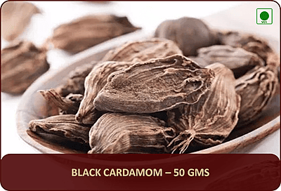 Black Cardamom - 50 Gms