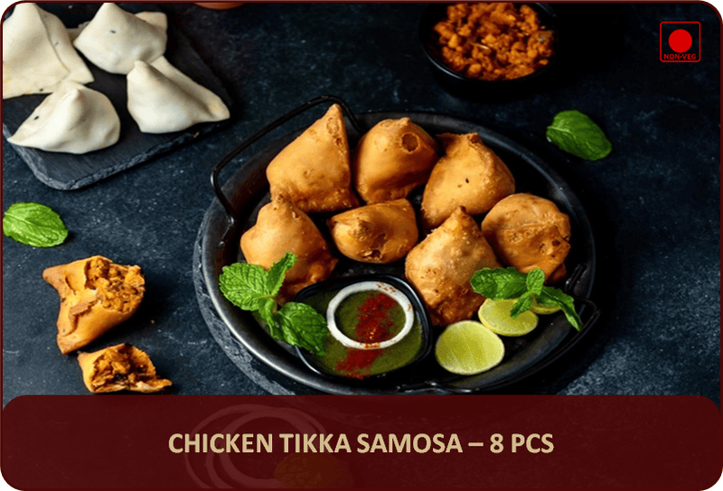 SM - Chicken Tikka Samosa - 8 Pcs