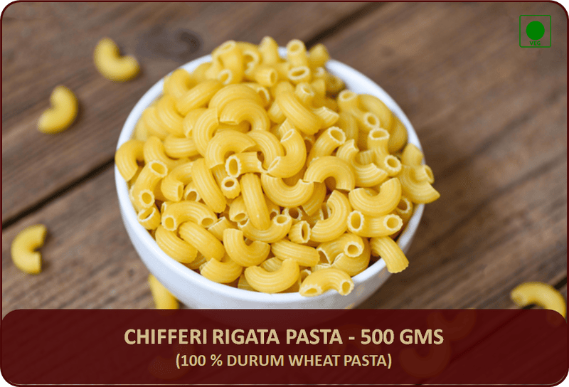 Chifferi Rigati Pasta - 500 Gms