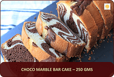 TB - Choco Marble Bar Cake - 200 Gms