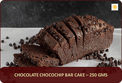 TB - Chocolate Chocochip Bar Cake - 200 Gms