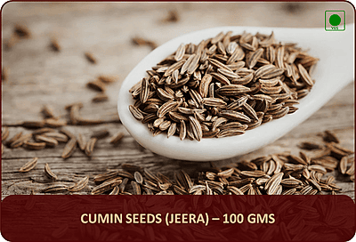 Cumin Seeds (Jeera) - 100 Gms