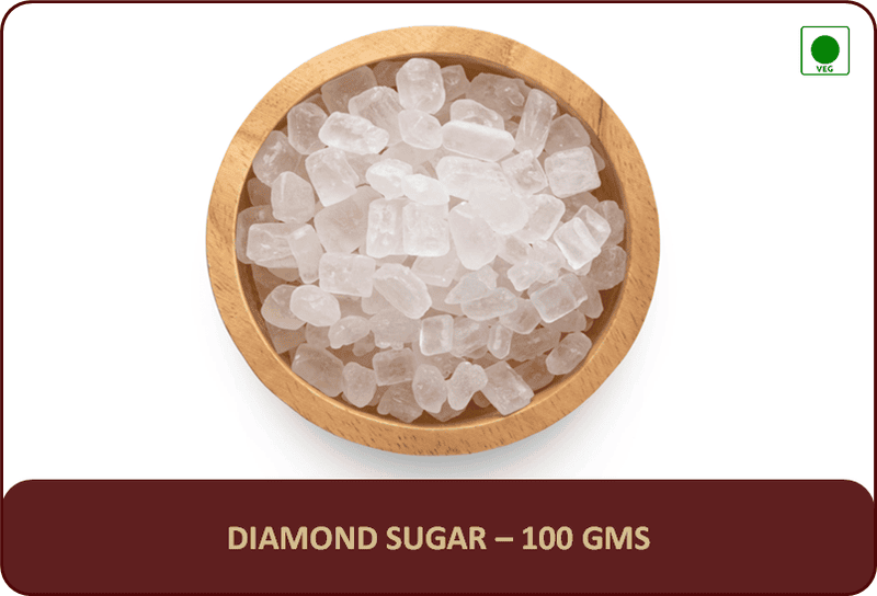 Unrefined Diamond Sugar - 100 Gms