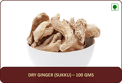 Dry Ginger (Sukku) - 100 Gms