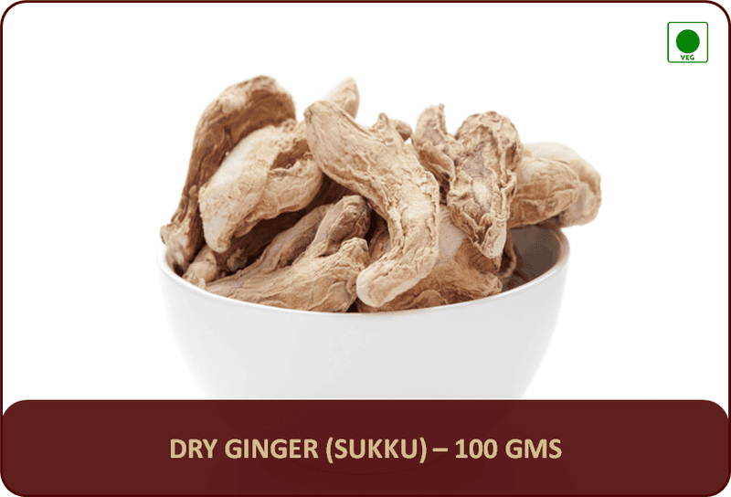 Dry Ginger (Sukku) - 100 Gms