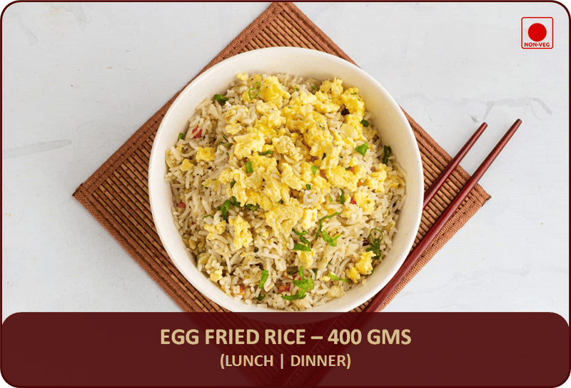 Egg Fried Rice - 400 Gms