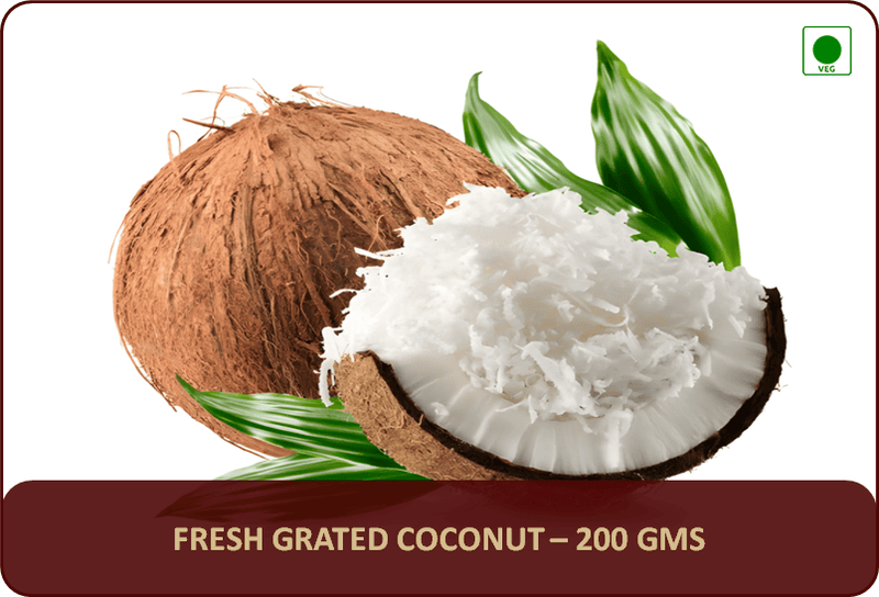 Freshly Grated Coconut - 200 Gms