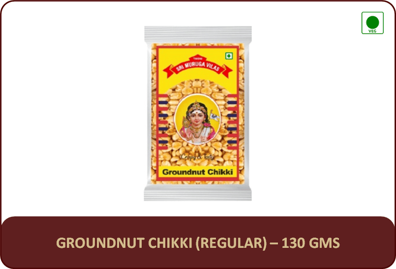 Groundnut Chikki (Regular) - 180 Gms
