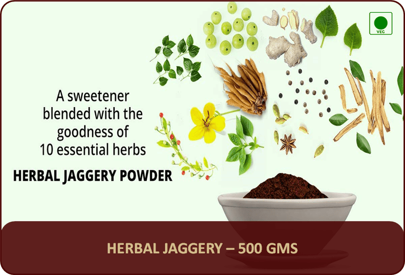 Herbal Jaggery - 500 Gms