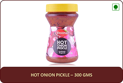 Hot Onion Pickle - 300 Gms