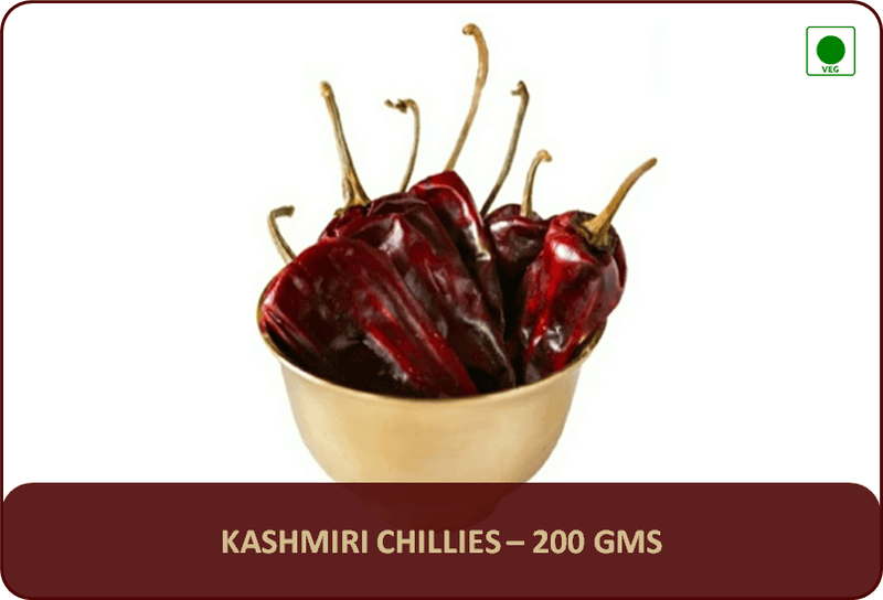 Kashmiri Chillies - 200 Gms