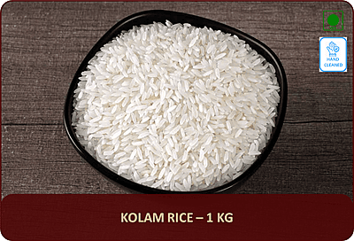Kolam Rice (Raw) - 1 Kg