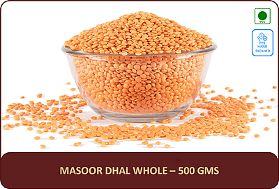 Masoor Dal (Whole) - 500 Gms