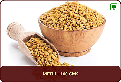 Methi Seeds (Fenugreek) - 100 Gms