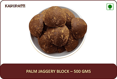 Palm Jaggery (Karupatti) - 500 Gms
