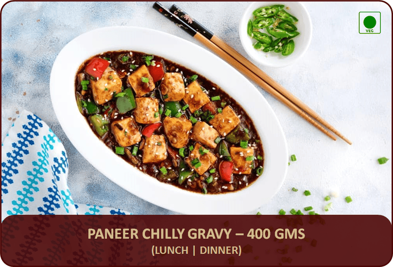 Paneer Chilly Gravy - 400 Gms