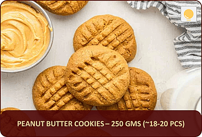 TB - Peanut Butter Cookies - 250 Gms