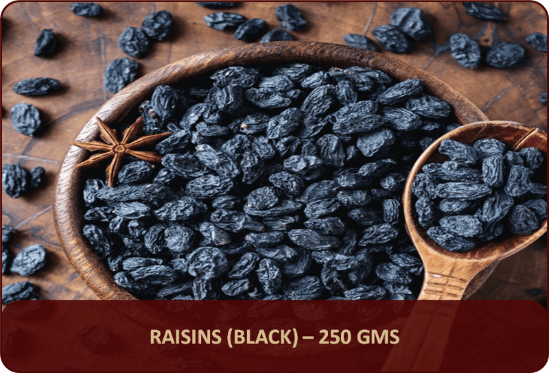 Raisins (Black) - 250 Gms