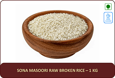 Broken Sona Masoori (Raw) - 1 Kg