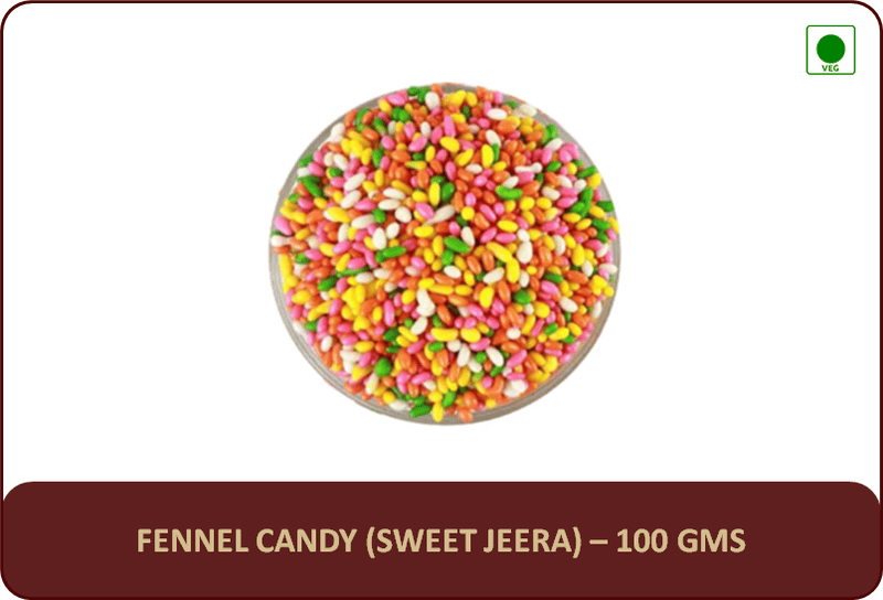 Fennel Candy (Sweet Jeera) - 100 Gms