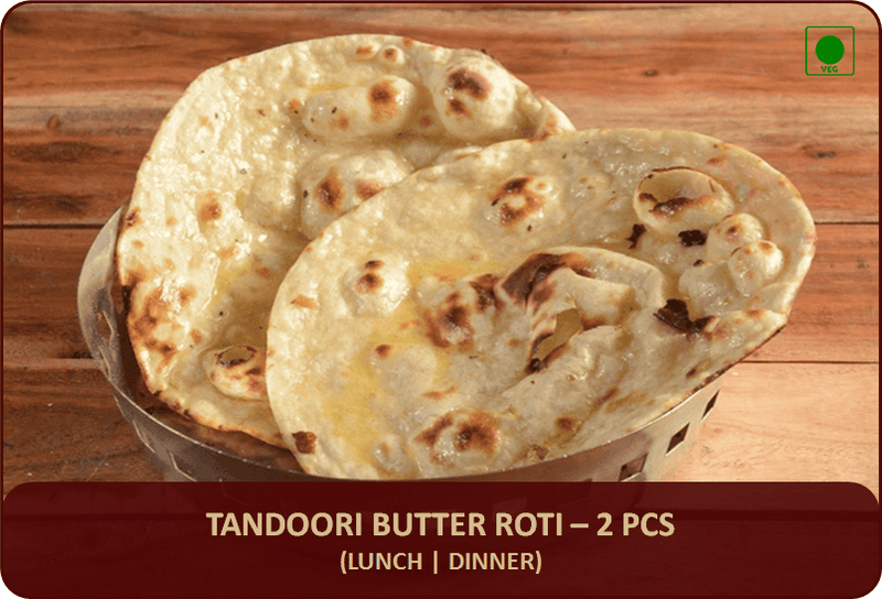 TND - Tandoori Butter Roti - 2 Pcs