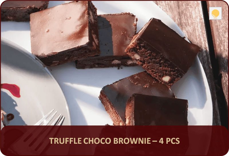 TB - Truffle Choco Brownie - 4 Pcs