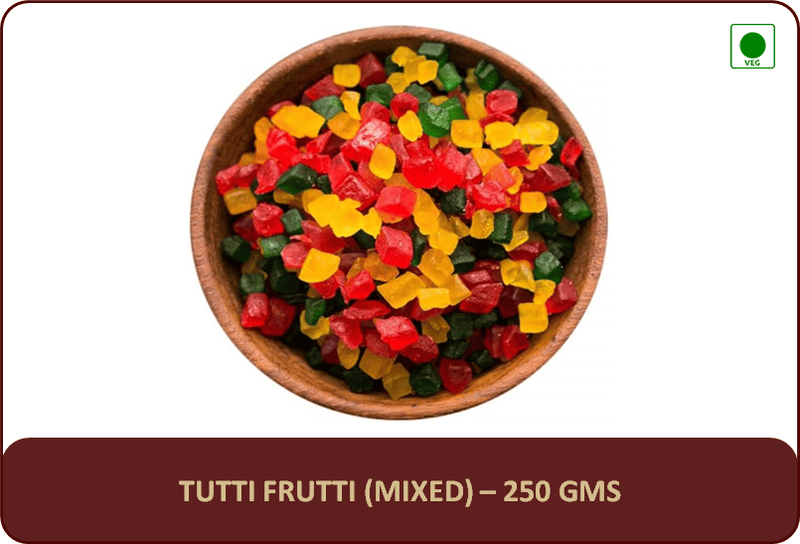 Tutti Frutti (Mixed) - 250 Gms