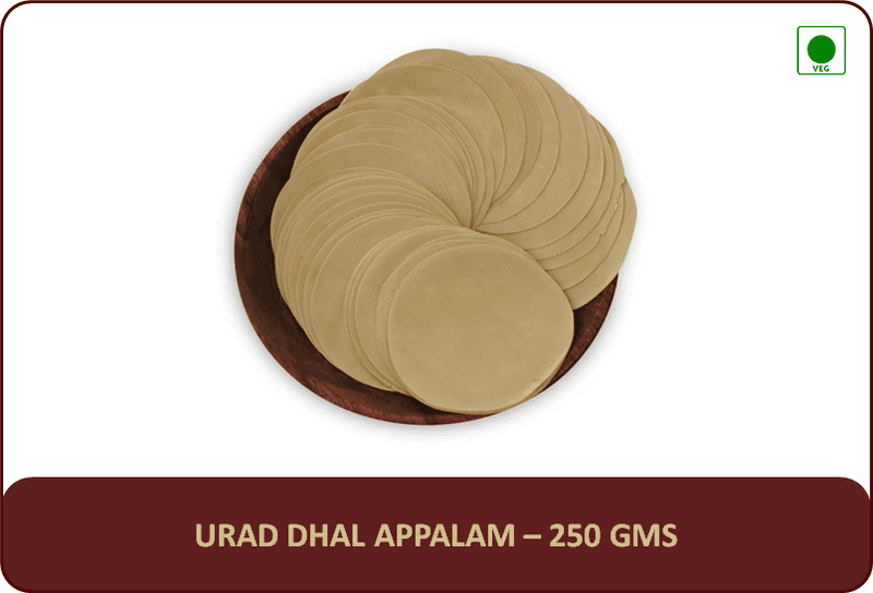Urad Dhal Appalam - 250 Gms