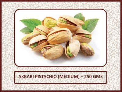 Akbari Pistachio (Medium) - 250 Gms