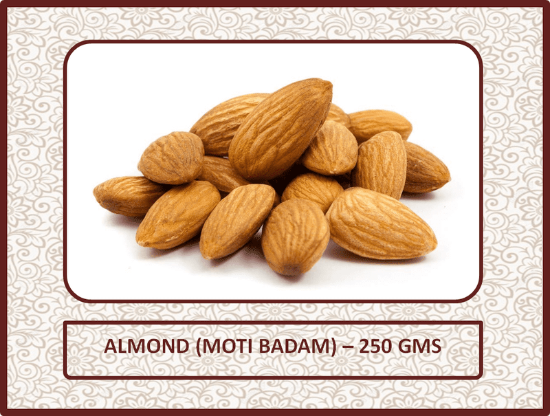 Almond (Moti Badam) - 250 Gms