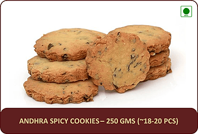 TB - Andra Spicy Cookies - 250 Gms