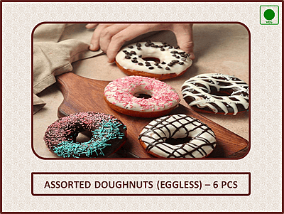 SM - Assorted Doughnuts - 6 Pcs