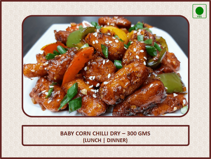 Baby Corn Chilli Dry