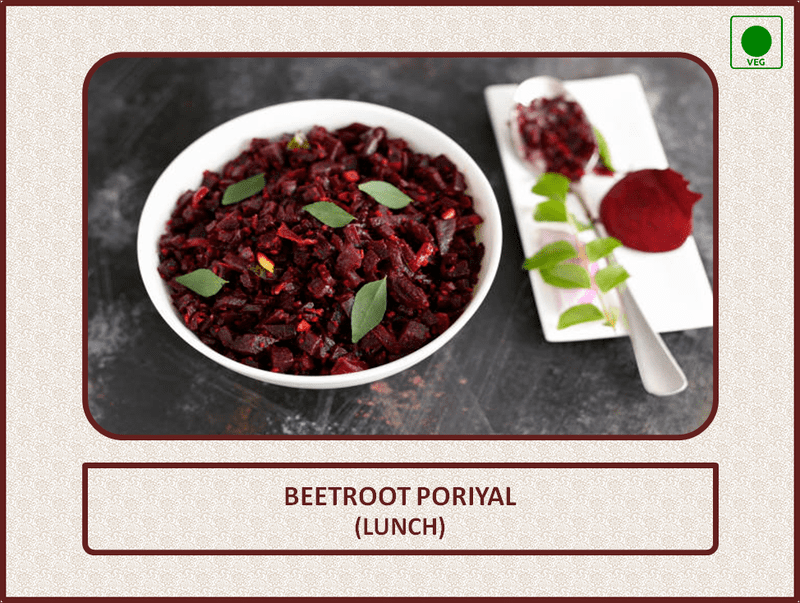 Beetroot Poriyal (Lunch) - 1 Bowl