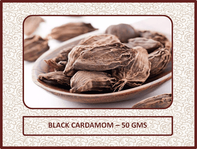 Black Cardamom (50 Gms)