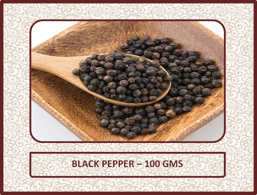 Black Pepper 100 Gms
