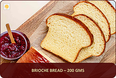 TB - Brioche Bread - 200 Gms