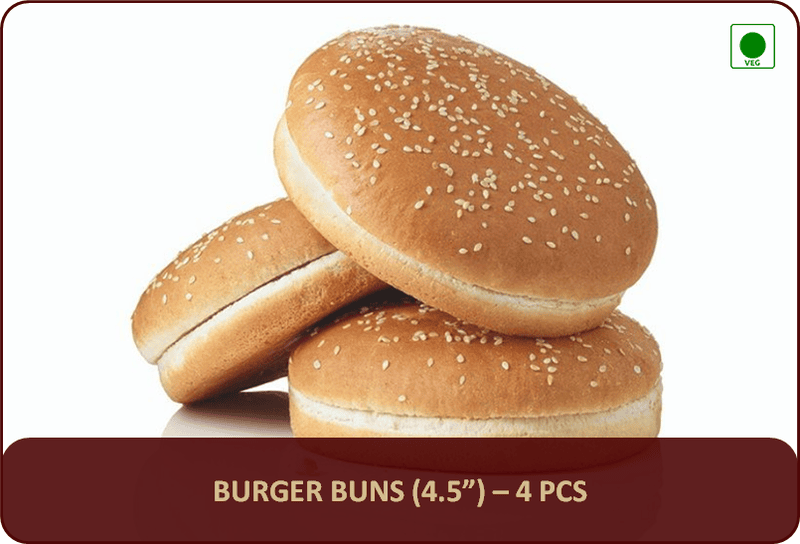 TB - Burger Bun - 4 Pcs (4.5")