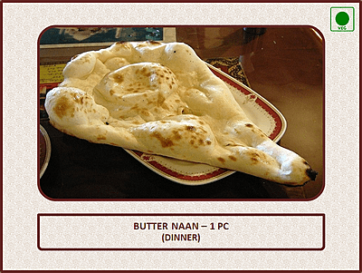 Butter Naan - 1 Pc