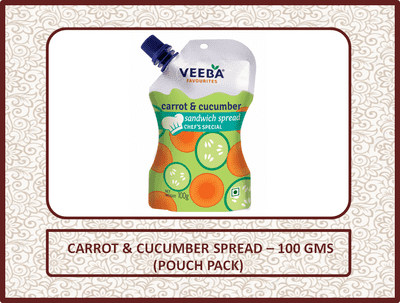 Carrot & Cucumber Spread Pouch - 100 Gms