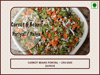 Carrot Beans Poriyal - 300 Gms