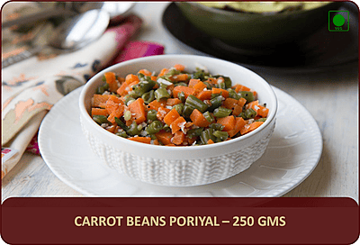 Carrot Beans Poriyal - 250 Gms