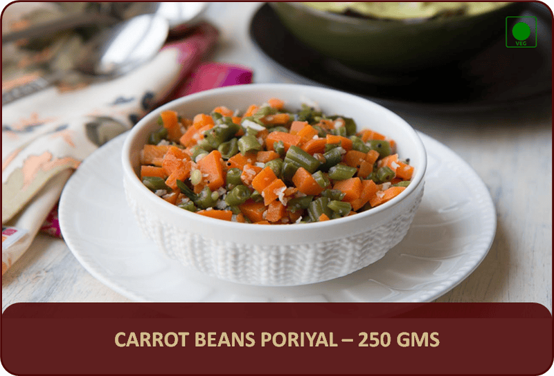 Carrot Beans Poriyal - 250 Gms