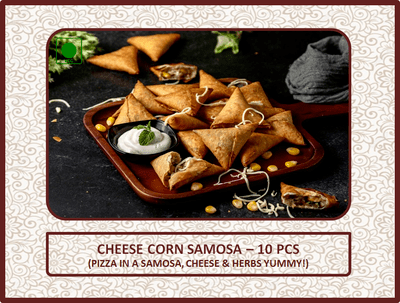 Cheese Corn Samosa - 10 Pcs