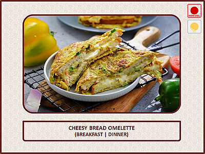 Cheesy Bread Omelette