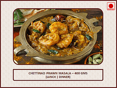 Chettinad Prawn Masala - 400 Gms