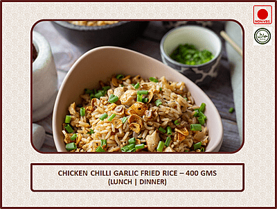 Chicken Chilli Garlic Fried Rice - 400 Gms